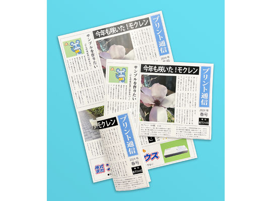 A3フライヤー、2つ折り、DM6つ折りの画像